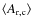 $\langle A_{\rm r,c}\rangle$