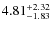 $4.81^{\rm +2.32}_{-1.83}$