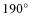 $ 190\mbox{$^\circ$ }$