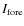 $I_{\rm {fore}}$