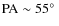 $\rm PA\sim 55\hbox{$^\circ$ }$