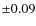 ${\pm }0.09$