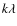 $k\lambda$