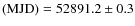 $(\rm MJD) =
52891.2 \pm 0.3$