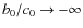 $b_{0}/c_{0} \rightarrow - \infty$