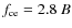 $f_{\rm ce} = 2.8~B$