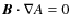 ${\vec B} \cdot \nabla A = 0$