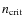 $n_{{\rm crit}}$