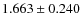 $ 1.663 \pm 0.240$
