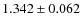 $ 1.342 \pm 0.062$