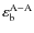 $\varepsilon_{\rm b}^{\rm A-A}$
