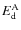 $E_{\rm d}^{\rm A}$