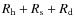 $R_{\rm h} + R_{\rm s} + R_{\rm d}$