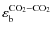 $\varepsilon_{\rm b}^{\rm CO_2-CO_2}$