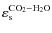$\varepsilon_{\rm s}^{\rm CO_2-H_2O}$