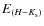 $E_{(H - K_{\rm s})}$