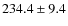 $234.4\pm9.4$