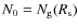 $N_0=N_{\rm g}(R_{\rm s})$