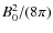 $B_0^2/(8\pi)$