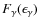 $F_{\gamma}(\epsilon_{\gamma})$