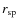 $r_{\rm sp}$