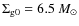 $\Sigma_{\rm g0}=6.5~M_\odot$