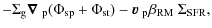 $\displaystyle - \Sigma_{\rm g} {\mbox{\boldmath$ \nabla $ }_{\rm p}} (\Phi_{\rm...
..._{\rm st}) -
{\mbox{\boldmath$ v $ }_{\rm p}} \beta_{\rm RM}~ \Sigma_{\rm SFR},$