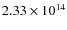$2.33\times10^{14}$
