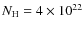 $N_{\rm
H}=4\times10^{22}$
