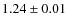 $1.24\pm0.01$