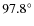 $97.8^\circ$