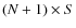 $(N+1) \times S$