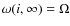 $\omega(i,\infty)=\Omega$