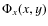 ${\Phi}_x (x,y)$