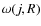 $\omega(j,R)$