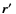 $ \vec{r'}\,$