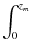 $\displaystyle \int_{0}^{z_m}$