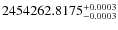 $\rm 2454262.8175^{+0.0003}_{-0.0003}$