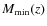 $M_{\rm {min}}(z)$