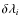 $\delta\lambda_{i}$