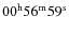 $00^{\rm h}56^{\rm m}59^{\rm s}$