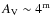 $A_{\rm V}\sim 4^{\rm m}$