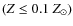 $(Z \le 0.1~Z_{\odot})$