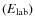$(E_{{\rm lab}})$