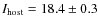 $I_{\rm host} = 18.4 \pm 0.3$