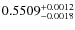$0.5509_{-0.0018}^{\rm +0.0012}$