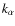 $k_{\alpha}$
