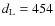 $d_{\rm L}= 454$
