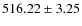 $516.22 \pm 3.25$