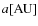 $a [{\rm AU}]$